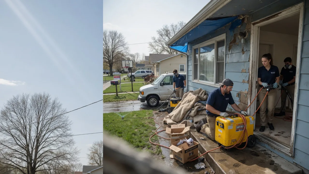 Basement Flood Cleanup in Macedonia, IL near me
